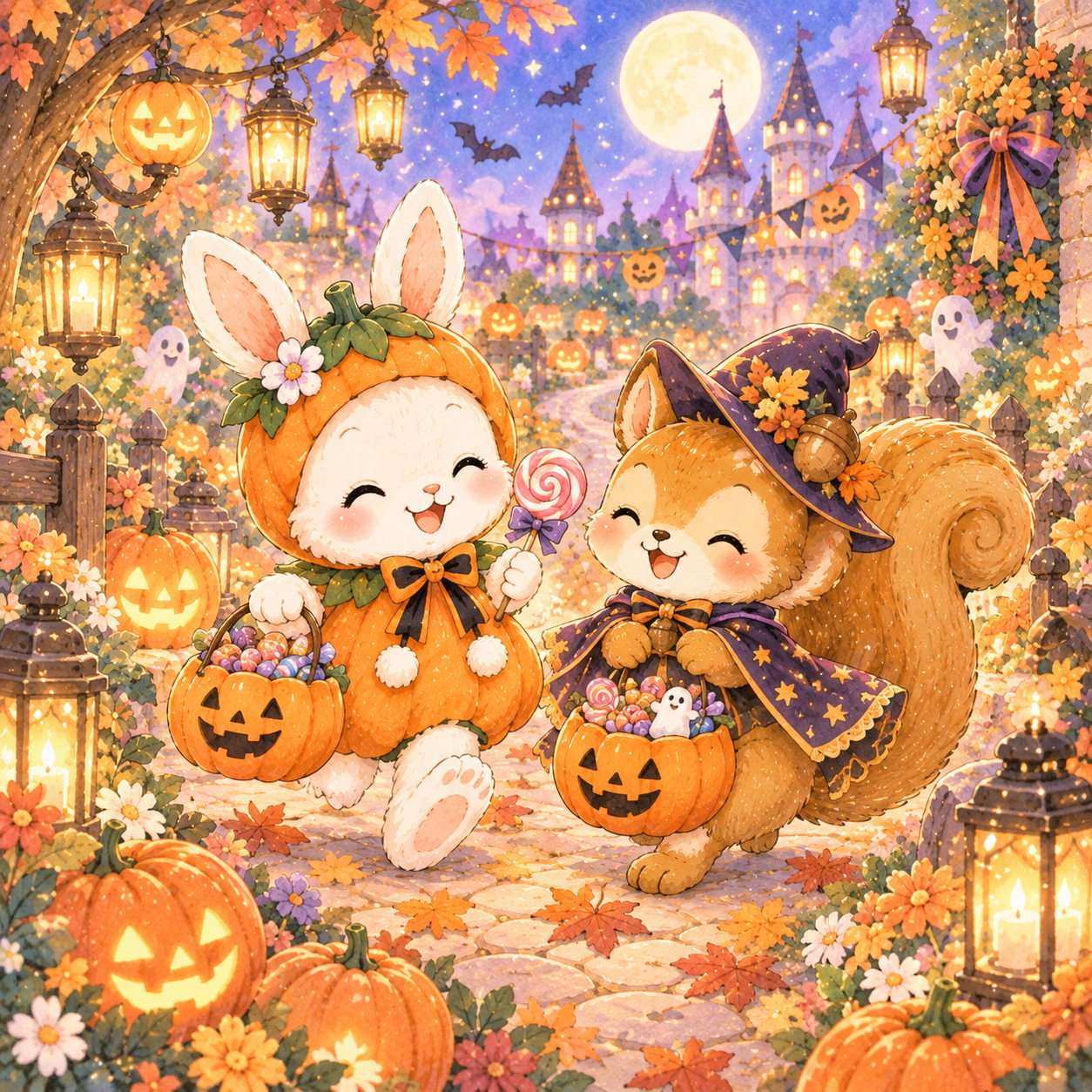 モカとココのハロウィン