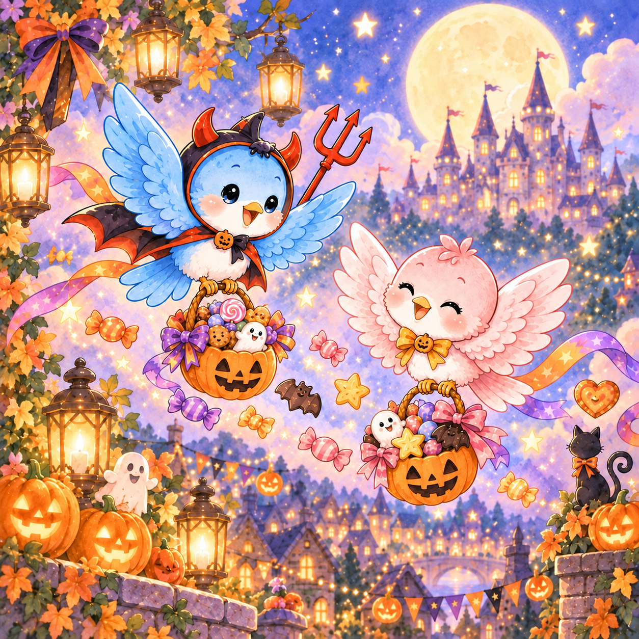 ピピとポポのかわいいハロウィン